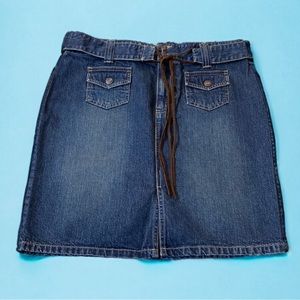 3/$15 Old Navy Blue Jean Mini Skirt